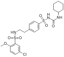 CAS#: 81533-88-2, 1-((4-(2-(3-Chloro-6-Methoxybenzenesulfonamido)Ethyl)Phenyl)Sulfonyl)- 3-Cyclohexylurea