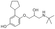 CAS#: 81542-82-7, 3-Cyclopentyl-4-[(2S)-3-[(1,1-Dimethylethyl)Amino]-2-Hydroxypropoxy]-Phenol