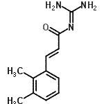 CAS 登录号：815585-22-9， (2E)-N-(二氨基亚甲基)-3-(2,3-二甲基苯基)丙烯酰胺