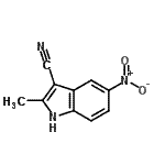 CAS#: 815586-77-7, 2-Methyl-5-nitro-1H-indole-3-carbonitrile