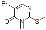 CAS 登录号：81560-03-4， 5-溴-2-甲硫基-3H-嘧啶-4-酮