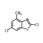 CAS#: 81561-05-9, 2,6-Dichloro-4-methyl-1,3-benzothiazole