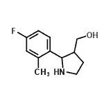 CAS#: 815631-66-4, [2-(4-Fluoro-2-methylphenyl)-3-pyrrolidinyl]methanol