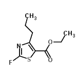 CAS#: 81569-38-2, Ethyl 2-fluoro-4-propyl-1,3-thiazole-5-carboxylate