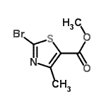 CAS#: 81569-51-9, Methyl 2-bromo-4-methyl-1,3-thiazole-5-carboxylate