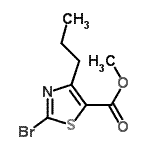 CAS#: 81569-53-1, Methyl 2-bromo-4-propyl-1,3-thiazole-5-carboxylate