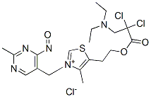 CAS 登录号：81575-46-4， 3-(2,2-二氯二乙基)氨基丙酸 羟基硫胺酯