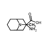 CAS#: 81639-47-6, 3-Amino-9-methyl-9-azabicyclo[3.3.1]nonane-3-carboxylic acid
