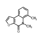 CAS 登录号：816418-42-5， 5,6-二甲基呋喃并[2,3-c]喹啉-4(5H)-酮