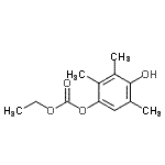 CAS 登录号：816456-16-3， 乙基4-羟基-2,3,5-三甲基苯基碳酸酯