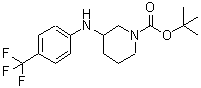 CAS#: 816468-50-5, 2-Methyl-2-propanyl 3-{[4-(trifluoromethyl)phenyl]amino}-1-piperidinecarboxylate