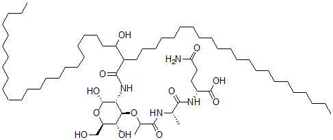 CAS#: 81649-55-0, 6-O-(3-Hydroxy-2-Docosylhexacosanoyl)Muramyl Dipeptide
