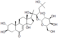 CAS 登录号：81655-86-9， Silenoside A