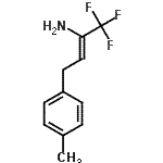 CAS 登录号：817164-18-4， (2Z)-1,1,1-三氟-4-(4-甲基苯基)-2-丁烯-2-胺