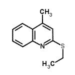CAS#: 817166-24-8, 2-(Ethylsulfanyl)-4-methylquinoline