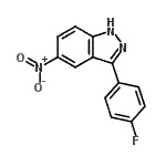 CAS 登录号：817200-27-4， 3-(4-氟苯基)-5-硝基-1H-吲唑