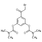 CAS#: 81732-49-2, 5-(Bromoacetyl)-1,3-phenylene bis(dimethylcarbamate)