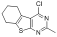 CAS#: 81765-97-1, 4-Chloro-2-Methyl-5,6,7,8-Tetrahydro[1]Benzothieno[2,3-d]Pyrimidine