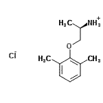 CAS#: 81771-86-0, (2R)-1-(2,6-Dimethylphenoxy)-2-propanaminium chloride