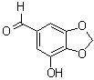 CAS 登录号：81805-98-3， 7-羟基-1,3-苯并二氧戊环-5-甲醛