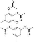 CAS#: 81835-43-0, 3-(2,6-Bis(Acetyloxy)-4-Methylphenoxy)-5-Methyl-1,2-Benzenediol Diacetate