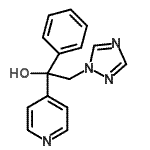 CAS 登录号：81854-18-4， 1-苯基-1-(4-吡啶基)-2-(1H-1,2,4-三唑-1-基)乙醇