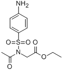 CAS 登录号：81865-32-9， N-乙酰基-N-((4-氨基苯基)磺酰基)甘氨酸乙酯