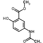 CAS 登录号：81887-68-5， 甲基5-乙酰氨基-2-羟基苯甲酸酯