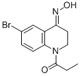 CAS 登录号：81892-47-9， 6-溴-2,3-二氢-1-(1-氧代丙基)-4(1H)-喹啉酮 4-肟
