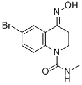 CAS 登录号：81892-50-4， 6-溴-3,4-二氢-4-(羟基亚胺)-N-甲基-1(2H)-喹啉甲酰胺