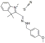 CAS#: 81892-56-0, 2-[[(4-Methoxyphenyl)Methylhydrazono]Methyl]-1,3,3-Trimethyl-3H-Indolium Thiocyanate