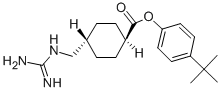 CAS#: 81907-78-0, 4-tert-Butylphenyl trans-4-(guanidinomethyl)cyclohexanecarboxylate