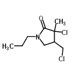 CAS 登录号：819800-25-4， 3-氯-4-(氯甲基)-3-甲基-1-丙基-2-吡咯烷酮