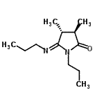CAS#: 819800-30-1, (3R,4R,5E)-3,4-Dimethyl-1-propyl-5-(propylimino)-2-pyrrolidinone