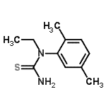 CAS 登录号：819818-93-4， 1-(2,5-二甲基苯基)-1-乙基硫脲