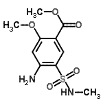 CAS#: 81982-30-1, Methyl 4-amino-2-methoxy-5-(methylsulfamoyl)benzoate