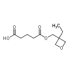 CAS 登录号：819868-34-3， 5-[(3-乙基-3-氧杂环丁基)甲氧基]-5-氧代戊酸