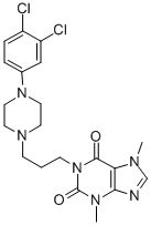 CAS 登录号:81995-79-1, 1-(3-(4-(3,4-二氯苯基)-1-哌嗪基)丙基)可可碱