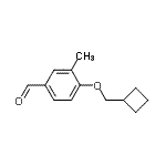 CAS#: 820237-05-6, 4-(Cyclobutylmethoxy)-3-methylbenzaldehyde