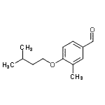 CAS#: 820237-06-7, 3-Methyl-4-(3-methylbutoxy)benzaldehyde