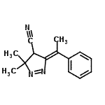 CAS#: 820245-95-2, (5Z)-3,3-Dimethyl-5-(1-phenylethylidene)-4,5-dihydro-3H-pyrazole-4-carbonitrile