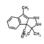 CAS 登录号：820245-97-4， 3,3,8-三甲基-2,3-二氢茚并[2,1-c]吡唑-3a(1H)-甲腈