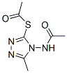 CAS#: 82049-48-7, S-[4-(Acetylamino)-5-Methyl-4H-1,2,4-Triazol-3-Yl] Ethanethioate
