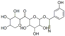 CAS 登录号：82083-98-5， 2-(3-羟基苯基)-2-[3,4,5-三羟基-6-[(3,4,5-三羟基四氢吡喃-2-基)氧基甲基]四氢吡喃-2-基]氧基-乙腈