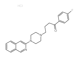 CAS#: 82117-52-0, 1-(4-Fluorophenyl)-4-[4-(3-isoquinolyl)-1-piperazinyl]butan-1-one hydrochloride