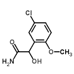 CAS#: 82128-19-6, 2-(5-Chloro-2-methoxyphenyl)-2-hydroxyacetamide