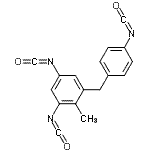 CAS#: 82151-48-2, 1,5-Diisocyanato-3-(4-isocyanatobenzyl)-2-methylbenzene