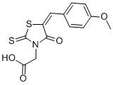 CAS#: 82158-55-2, [5-(4-Methoxy-Benzylidene)-4-Oxo-2-Thioxo-Thiazolidin-3-Yl]-Acetic Acid