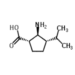 CAS#: 821766-77-2, (1S,2S,3S)-2-Amino-3-isopropylcyclopentanecarboxylic acid