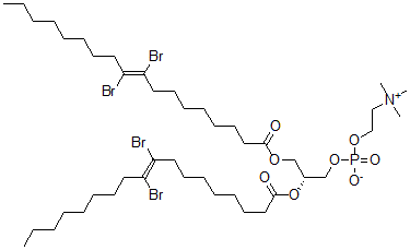 CAS 登录号:82178-46-9, 1,2-二(9,10-二溴油酰基)磷脂酰胆碱